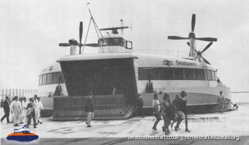 SRN4 prototype GH-2007 -  (credit: The <a href='http://www.hovercraft-museum.org/' target='_blank'>Hovercraft Museum Trust</a>).